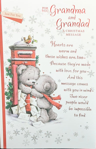 Grandma & Grandad Christmas - Cute Words