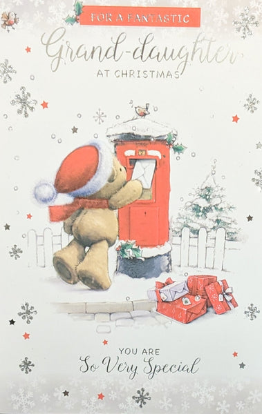Granddaughter Christmas - Cute Postbox