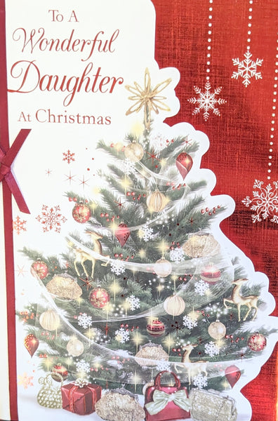 Daughter Christmas - Large Tree 3-Fold