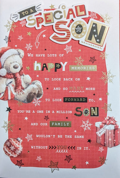 Son Christmas - 8 Page Cute Words
