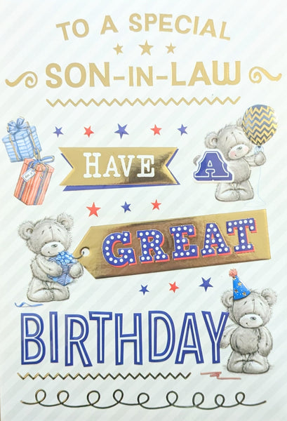 Son In Law Birthday - Cute Great Birthday