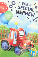 Nephew Birthday - Red Tractor