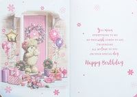 Wife Birthday - Large Cute Pink Door