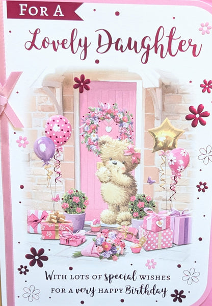 Daughter Birthday - Large Cute Pink Door