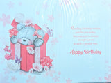 Open Female Birthday - Cute Bear In Pink Box