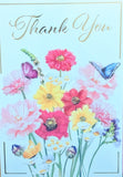 Thank You - Red & Yellow Flowers