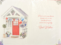 New Home - Red Door & Balloons