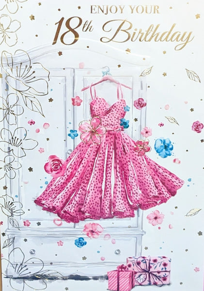 18 Birthday Female - Hot Pink Dress