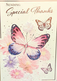 Thank You - Big Purple Butterfly