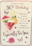 50 Birthday Female - Cocktails Especially For You