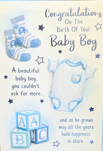 Baby Boy - Socks & Baby Grow