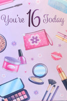 16 Girl Birthday - Make Up Lilac