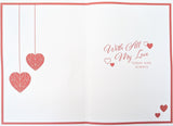 Valentines Husband - Large Hearts & Love