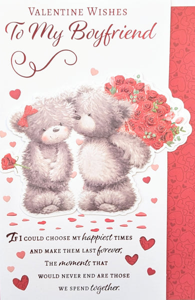 Valentines Boyfriend - Cute Bears Kissing