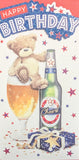 Open Male Birthday - Slim Platinum Cute Beer