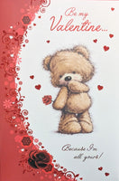 Valentines Open - Cute Bear With Rose