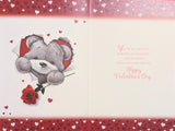 Valentine's Wife - Cute Bear With Rose