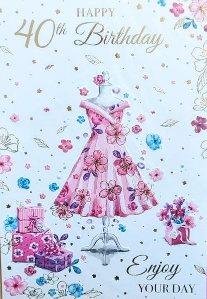 40 Birthday Female - Pale Pink Dress