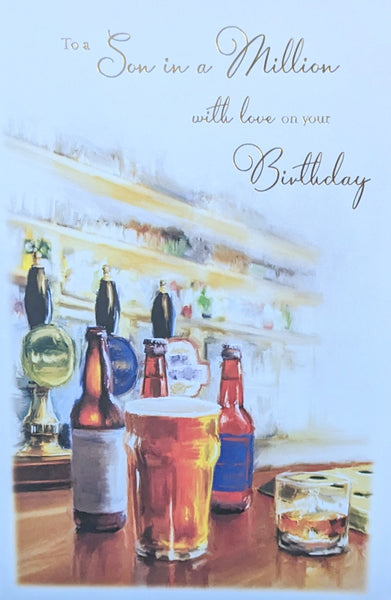 Son Birthday - Beer Words