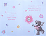 Daughter Birthday - Large 8 page Cute Flower