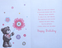 Daughter Birthday - Large 8 page Cute Flower