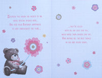 Wife Birthday - Large 8 Page Cute Flower