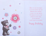 Sister Birthday - Large 8 page Cute Flower