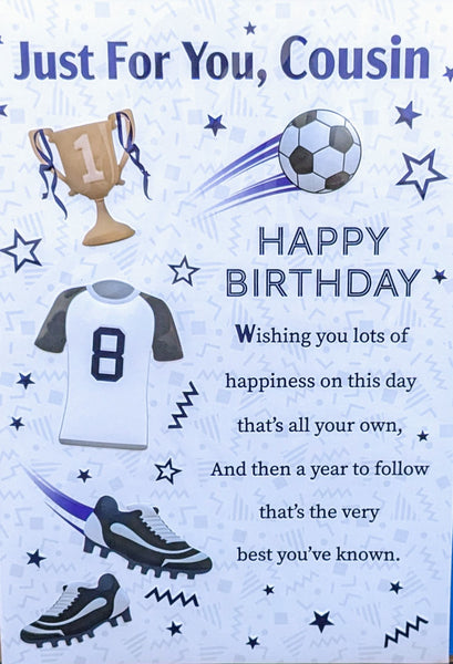 Cousin Birthday - Football Just For You