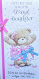 Granddaughter Birthday - Slim Cute Bear In Box