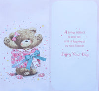 Granddaughter Birthday - Slim Cute Bear In Box