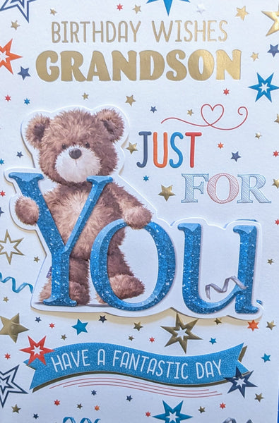 Grandson Birthday - Cute Just For You