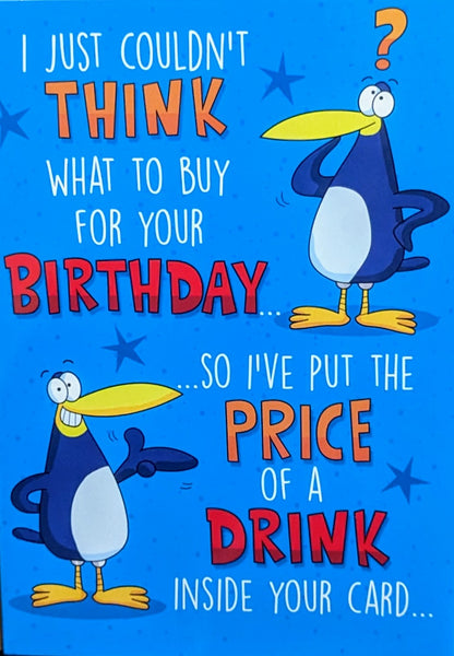 Joke Birthday - Price Of A Drink