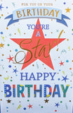 Open Male Birthday - You're A Star