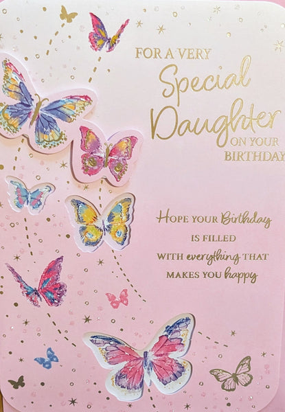 Daughter Birthday - Large Traditional Butterflies