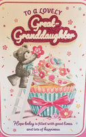 Great Granddaughter Birthday - Cute Bear Decorating Cake
