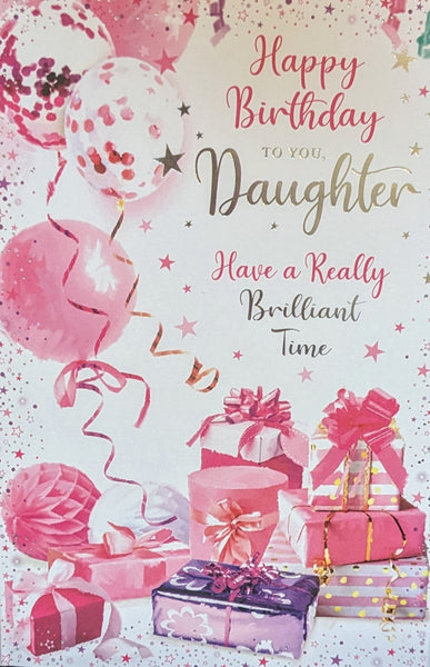 Daughter Birthday - Balloons & Gifts