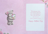 Mother’s Day No.1 Mum - Cute Bear On Flowers