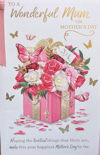 Mother’s Day Mum - Pink Box & Flowers