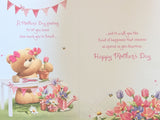 Mother’s Day Mum - Cute Bear Holding Flowers