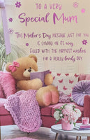 Mother’s Day Mum - Cute Bear With Book
