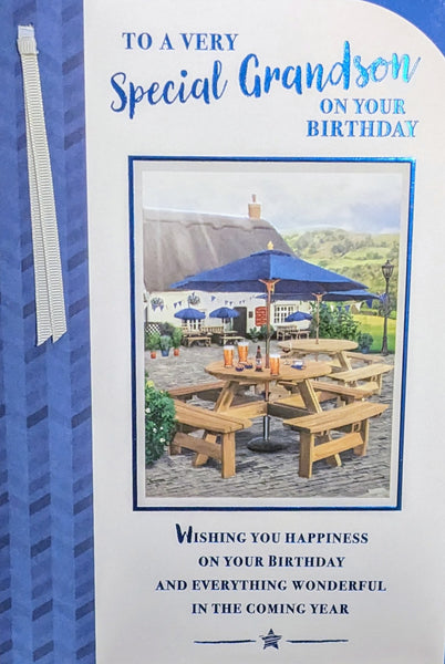 Grandson Birthday - Large Pub Scene