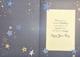 Someone Special Birthday - Large Blue & Gold Stars
