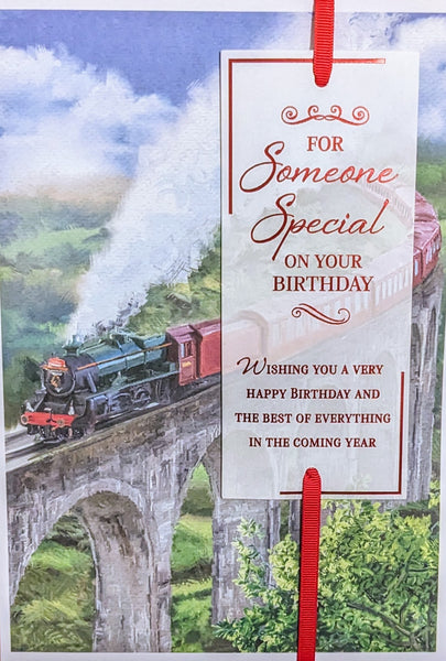 Someone Special Birthday - Large Traditional Train