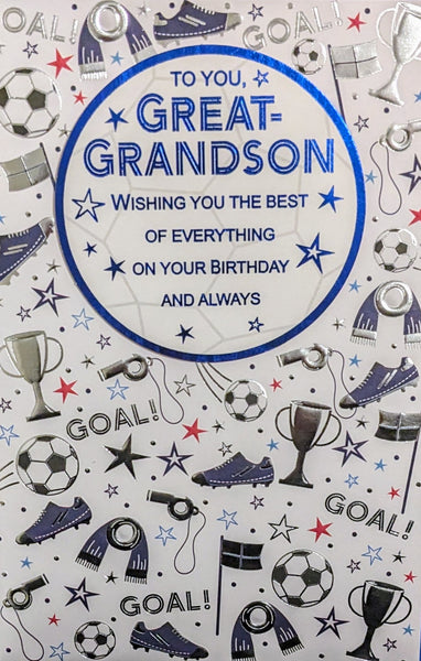 Great Grandson Birthday - Football