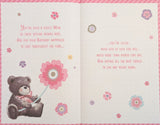 Mum Birthday - Large 8 page Cute Pink Flower