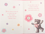 Mum Birthday - Large 8 page Cute Pink Flower