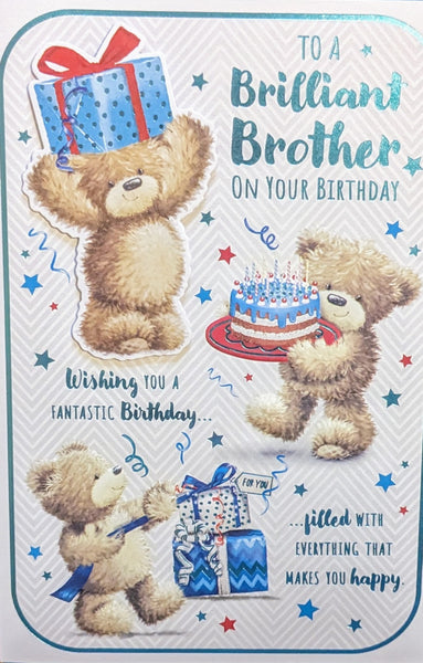 Brother Birthday - Cute 3 Bears