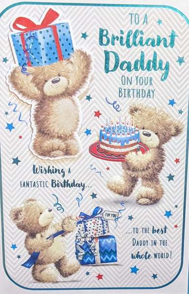 Daddy Birthday - Cute 3 Bears