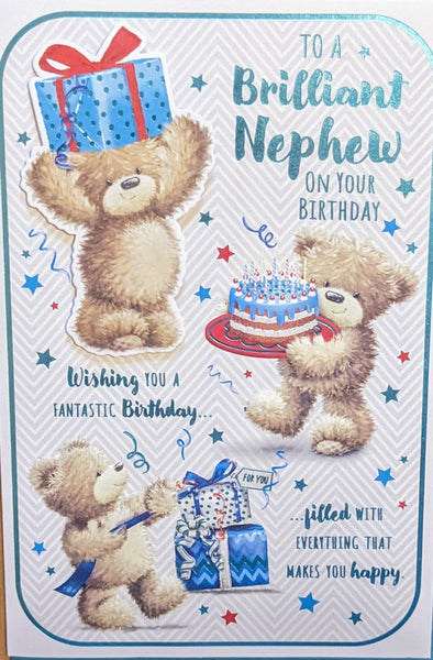 Nephew Birthday - Cute 3 Bears