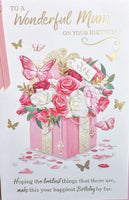 Mum Birthday - Pink Box & Flowers